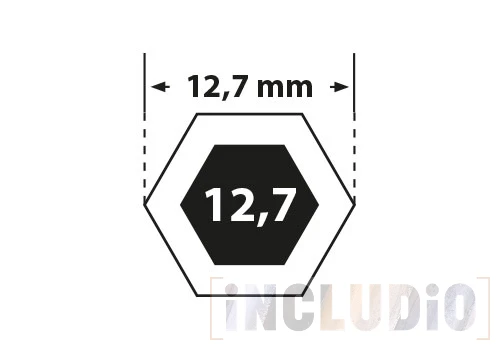 Mitsuboshi Belts Hexagonal - 12,7mm
